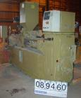 USED: Amut twin screw extruder, 92 mm screw diameter, model BA92. Approximate 22:1 L/D ratio. Counter-rotating screw design. 5 zone top vented, electrically heated, air cooled barrel with vacuum pump...