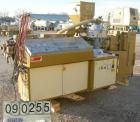 USED: Amut twin screw extruder, 86 mm screw diameter. Approximate 22:1 L/D ratio. Counter-rotating screw design. 5 zonetop vented, electrically heated, air cooled barrel with vacuum pump.Water cooled...