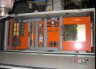 USED: Luigi Bandera 45mm extruder. 460 volt, 3 phase, 20 hp DC; Barrier Maddock style screw; 3 barrel zones with fan cooling; Athena X-25 temperature controllers; extrusion head with swing arm; clams...