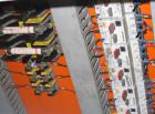 USED: Luigi Bandera 45mm extruder. 460 volt, 3 phase, 20 hp DC; Barrier Maddock style screw; 3 barrel zones with fan cooling; Athena X-25 temperature controllers; extrusion head with swing arm; clams...