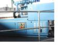 Used-Bausano MD 88/26 Counter-Rotating Twin Screw Extruder. Screw diameter 3.4