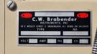 Used C.W. Brabender Plasti-Corder Extruder System Consisting Of: (1) Model CTSE-V Counter-rotating twin screw extruder, approximately 30 to 1 L/D ratio. Electrically heated, water cooled. Feed throat...