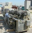 Used Cincinnati Milicron Conical Counter-Rotating Twin Screw Extruder, 80 mm, model CM80HP. Electrically heated, water cooled vented barrel with pump. Water cooled feed throat with a crammer feeder. ...