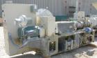 Used Cincinnati Milicron Conical Counter-Rotating Twin Screw Extruder, 80 mm, model CM80HP. Electrically heated, water cooled vented barrel with pump. Water cooled feed throat with a crammer feeder. ...