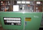 USED: Cincinnati counter-rotating twin screw extruder, 92 mm, model CM92HP. Electrically heated, water cooled 5 zone top vented barrel with tank, heat exchanger and pump. Built-in oil cooling/heating...