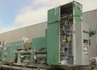 USED: Cincinnati counter-rotating twin screw extruder, 92 mm, model CM92HP. Electrically heated, water cooled 5 zone top vented barrel with tank, heat exchanger and pump. Built-in oil cooling/heating...