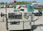 Used Cincinnati Milicron Conical Counter-Rotating Twin Screw Extruder, 35 mm, model CM35. Electrically heated, water cooled 3 zone vented barrel (no cooling system) with a Kinny vacuum pump, model A0...