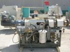 Used- Cincinnati Milicron Conical Counter-Rotating Twin Screw Extruder, 35 mm, model CM35. Electrically heated, water cooled...