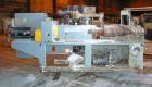 USED: Cincinnati Milacron Model CM-65HP Conical Twin Screw Counter-Rotating Extruder having an electrically heated, liquid cooled and vented barrel at an approximate 42