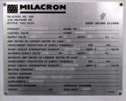 Used Cincinnati Milacron Conical Counter-Rotating 55mm Twin Screw Extruder, Mod