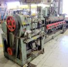 Used Davis Standard Gemini Parallel 94mm Counter-Rotating Twin Screw Extruder, 