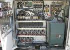 Used 55mm Cincinnati conical, counter rotating twin screw extruder. Has electrically heated, water cooled vented barrel, starve feeder, driven by 40 hp Reliance DC motor with SCR control. Extruder ha...