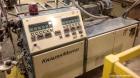 Used Krauss Maffei Model KMD2-50KK Counter-Rotating Twin Screw Extruder. 50 mm Diameter screws, 30 hp motor, 6 barrel and 8 die zones, serial #205325, year 1995.
