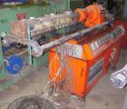 Used Leistritz 34mm Counter-rotating Twin Extruder, Model LSM30/34. Approximately 24 to 1 L/D ratio. (2) 34mm counter-rotating screws. 6 barrel sections, 1 vented, 1 feed section. Electrically heated...