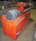 Used Leistritz 34mm Counter-rotating Twin Extruder, Model LSM30/34. Approximately 24 to 1 L/D ratio. (2) 34mm counter-rotating screws. 6 barrel sections, 1 vented, 1 feed section. Electrically heated...