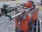 Used Leistritz 34mm Counter-rotating Twin Extruder, Model LSM30/34. Approximately 24 to 1 L/D ratio. (2) 34mm counter-rotating screws. 6 barrel sections, 1 vented, 1 feed section. Electrically heated...