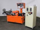 Used Leistritz 34mm Counter-Rotating Twin Screw Extruder, Model LSM30.34 GL. Approximately 38 to 1 L/D ratio. Electrically heated, air cooled 7 barrel zones, 1 water cooled feed zone with hopper. Scr...