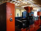USED: Paul Leistritz compounding system consisting of: (1) feedingsystem mounted on unit; (1) Paul Leistritz twin screw extruder, type LSP 95, 22:1 L/D; 3.7