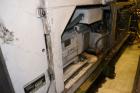 Used Ikegai 65mm Twin Screw Extruder, Model PCM-65II. Liquid heated, and cooled. 8 Zone top vented barrel. Top mounted twin screw feeder. Approximate 64