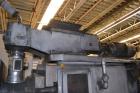 Used Ikegai 65mm Twin Screw Extruder, Model PCM-65II. Liquid heated, and cooled. 8 Zone top vented barrel. Top mounted twin screw feeder. Approximate 64