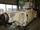 Used-Weber DS 12 P Counter-Rotating Twin Screw Extruder. Screw diameter 4.7