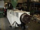 Used Weber DS 12 P Counter-Rotating Twin Screw Extruder. Screw diameter 4.7