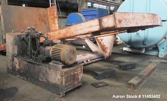 Used- 108" Big Brown Machine Guillotine Bale Cutter