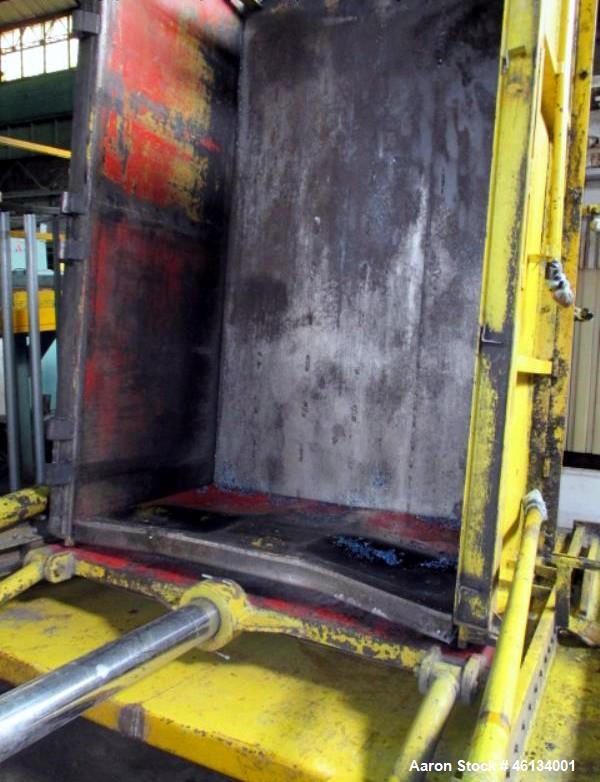 Used Big Brown Machine Bale Cutter, Model 40HP-72/50/96