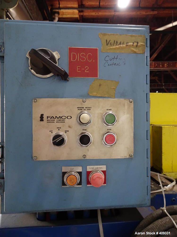 Used Davis Standard (Famco) Shear, Model P-1496WG