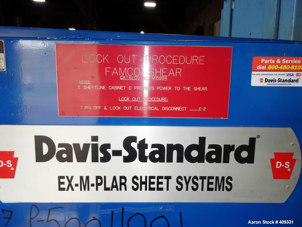 Used- Davis Standard (Famco) Shear, Model P-1496WG