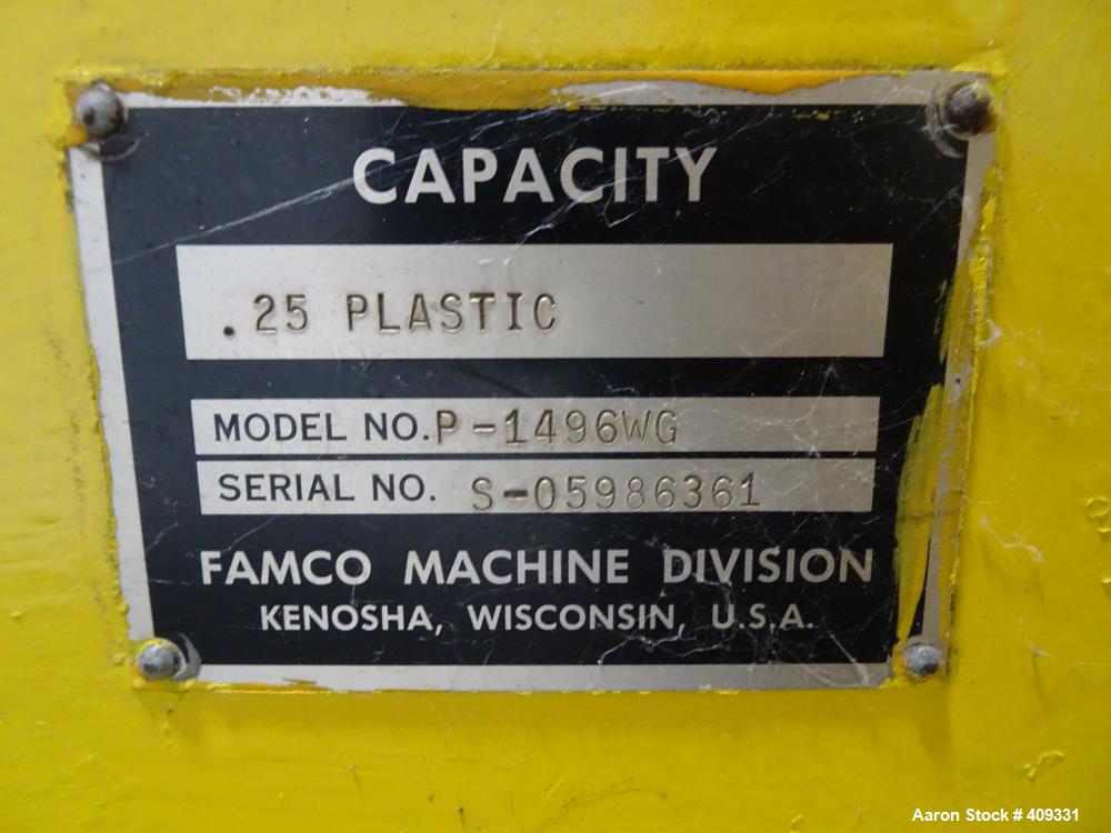 Used Davis Standard (Famco) Shear, Model P-1496WG