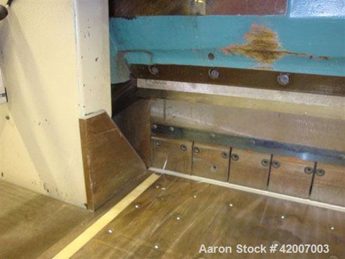 Used Lawson Paper Trimmer, Model MPU110, 110" wide. Micro Processor controlled, 96" back guage.