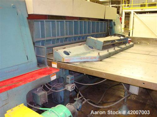 Used Lawson Paper Trimmer, Model MPU110, 110" wide. Micro Processor controlled, 96" back guage.