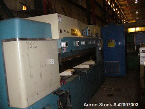 Used Lawson Paper Trimmer, Model MPU110, 110" wide. Micro Processor controlled, 96" back guage.