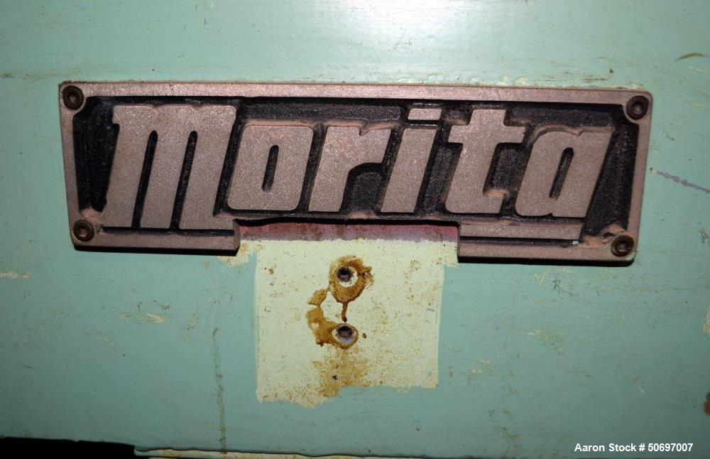 Used- Morita Hydraulic Guillotine, Model ST2-12A.