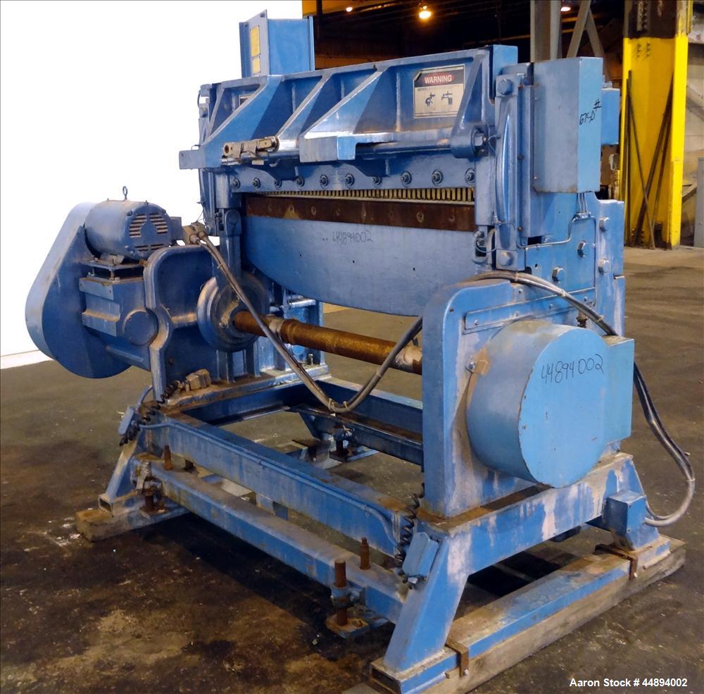 Used Wysong 52" Wide In-Line Shear, Model 1052-P
