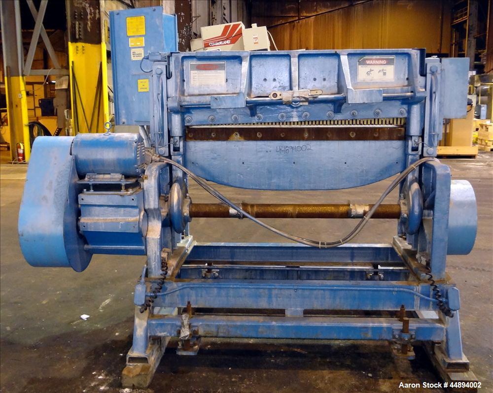 Used Wysong 52" Wide In-Line Shear, Model 1052-P