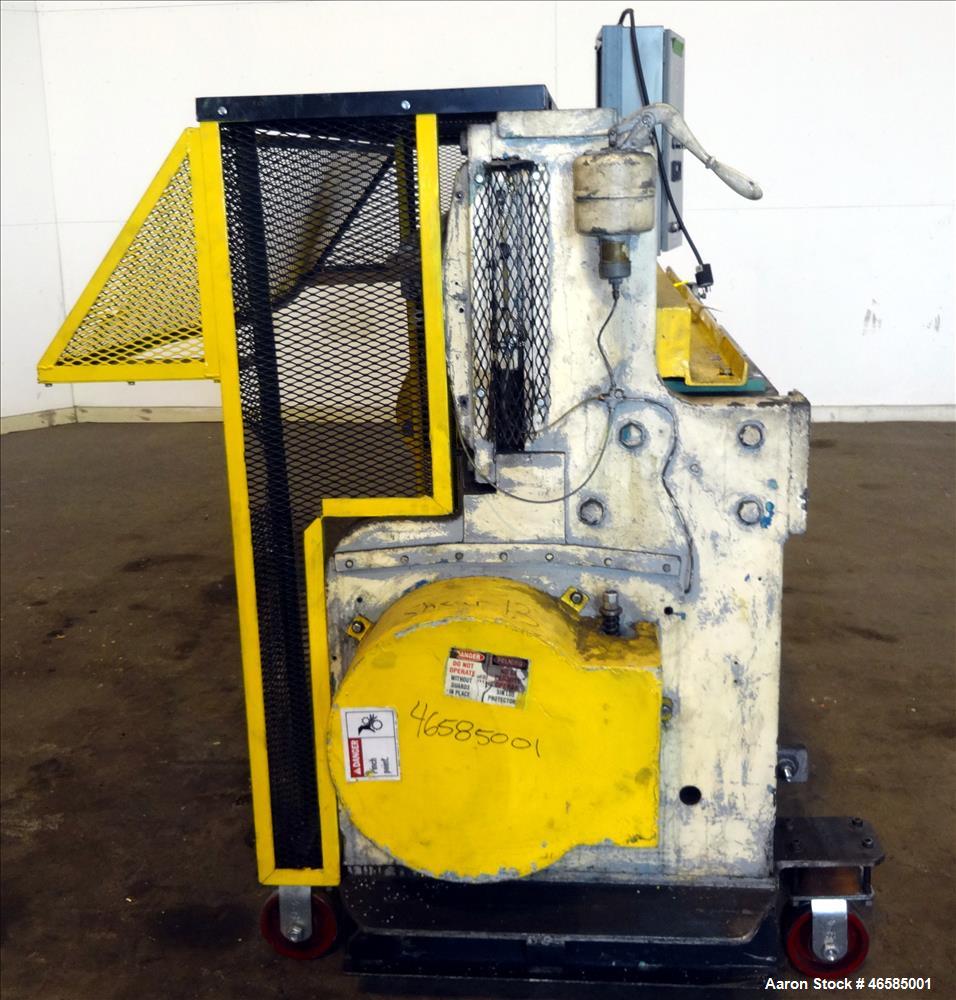 Used Wysong 72" Wide In-Line Shear. Driven by a 3 hp, 3/60/460 volt, 1775 rpm motor. Includes controls. Mount on carbon steel frame with casters.