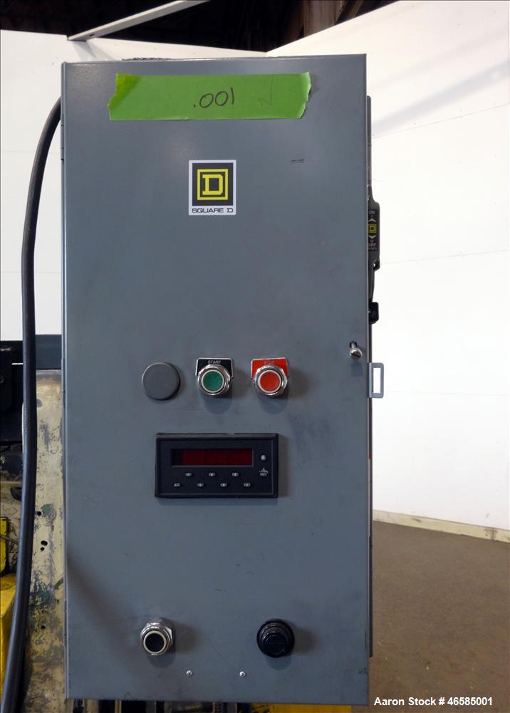 Used Wysong 72" Wide In-Line Shear. Driven by a 3 hp, 3/60/460 volt, 1775 rpm motor. Includes controls. Mount on carbon steel frame with casters.