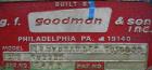 USED: Goodman hydraulic guillotine cutter, model 15. (1) 30