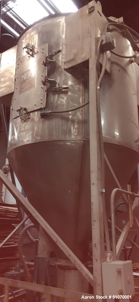 Used Vertical Mixer, 58" Diameter x 53" Straight Side x 43" Cone
