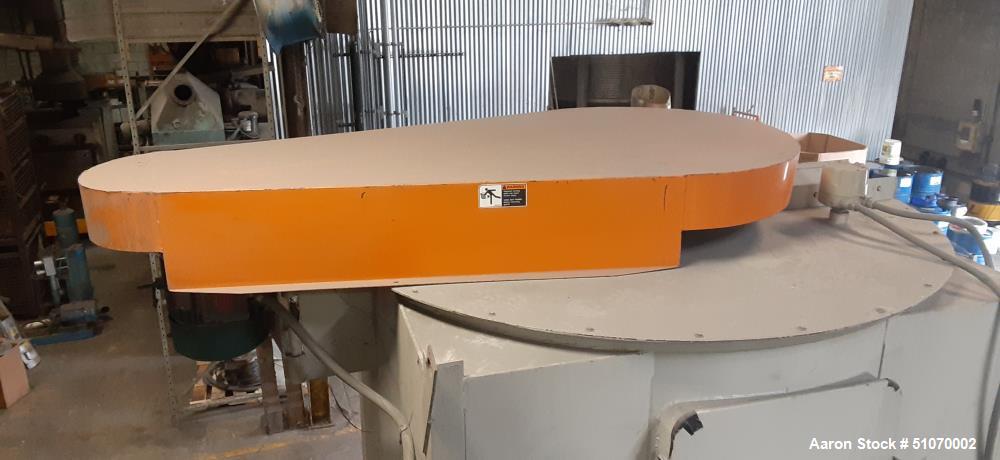 Used Vertical Mixer, 71.5" Diameter x 60" Straight Side x 42" Cone