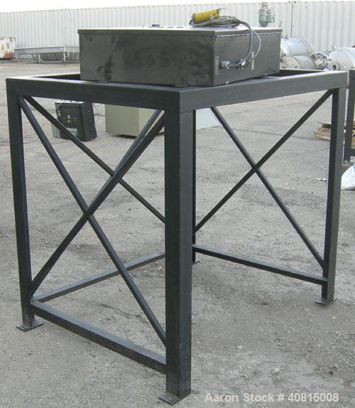 Used Conair 4 Color Blending System, Carbon Steel.  Each compartment has a top mounted vacuum loader.  Includes a Conair filter, 5 hp positive displacement blower, 1 stand, and a control panel.