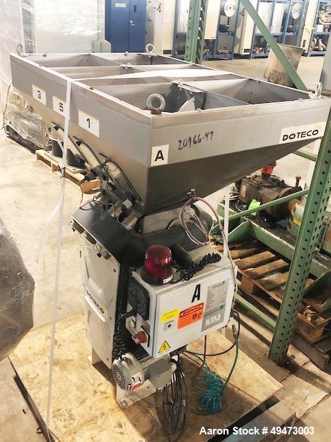 Used DOTECO (6) Component Gravimetric Blender. Model Grado K60
