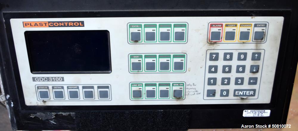 Used Plast-Control Gravimetric Dosing Measurement & Control System