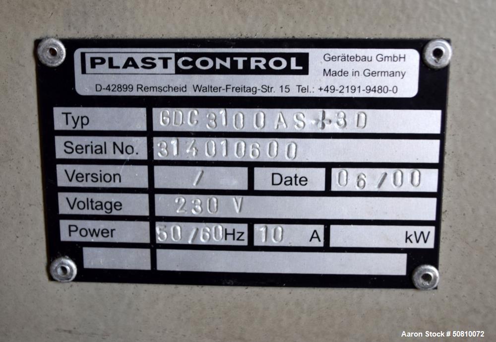 Used- Plast-Control Gravimetric Dosing Measurement & Control System