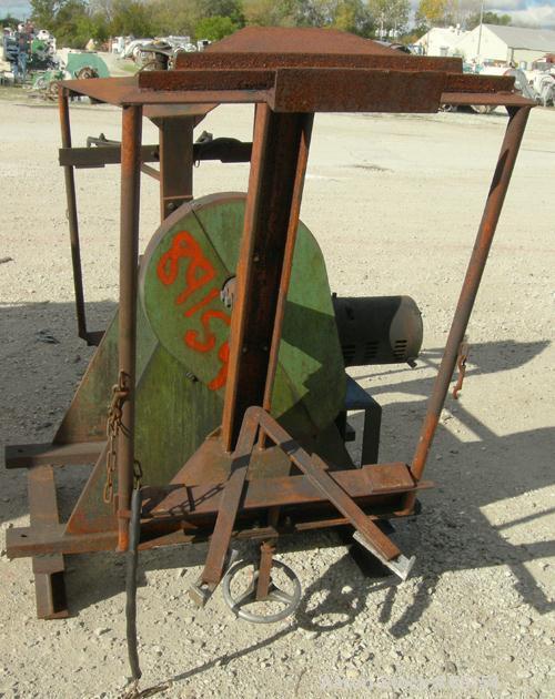 Used IMS Dual Drum Tumbler, Model TB-0355, Carbon Steel. Capacity (2) 55 gallon drums at 280 lbs per drum. Manually adjustable to accomodate 35 gallon drums. Driven by a 3 hp, 3/60/240/460 volt motor.