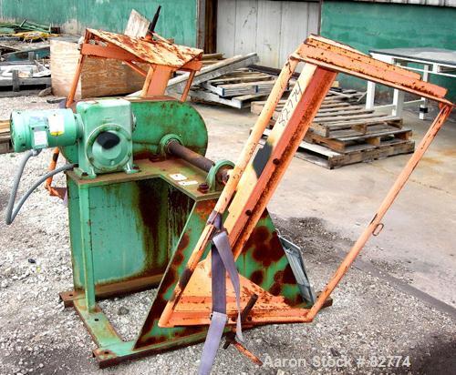 USED: IMS dual drum tumbler, model TBD1500. Capacity (2) 55 gallon drums at 280 pounds per drum. Min/max height 25" to 37". Min/max diameter 21-1/2" to 33". Driven by a 1.5 hp, 3/60/208-230/460 volt,...