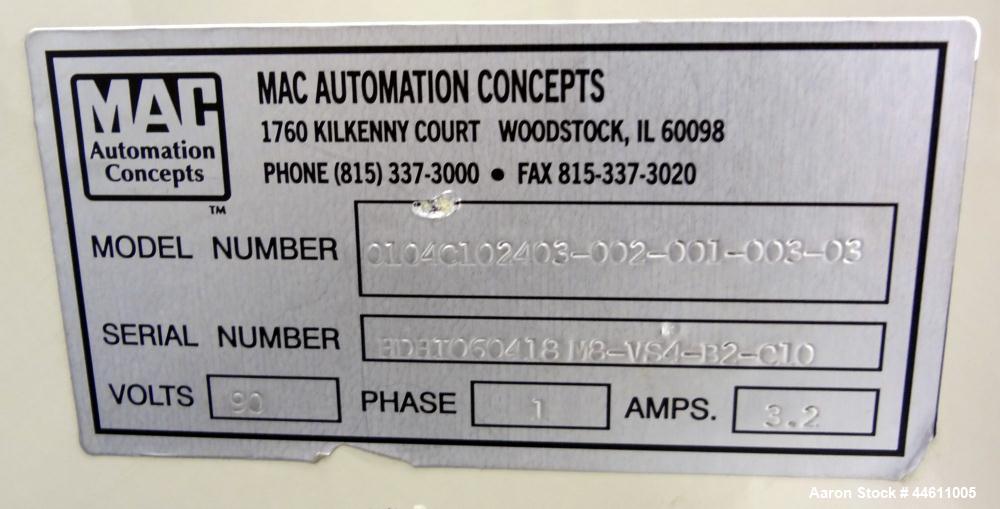 Used Mac Automation Concepts Carousel Filling System