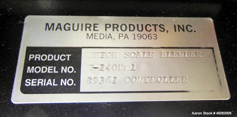 Used McGuire 3 Color Weigh Scale Blender, Model W-140RM1